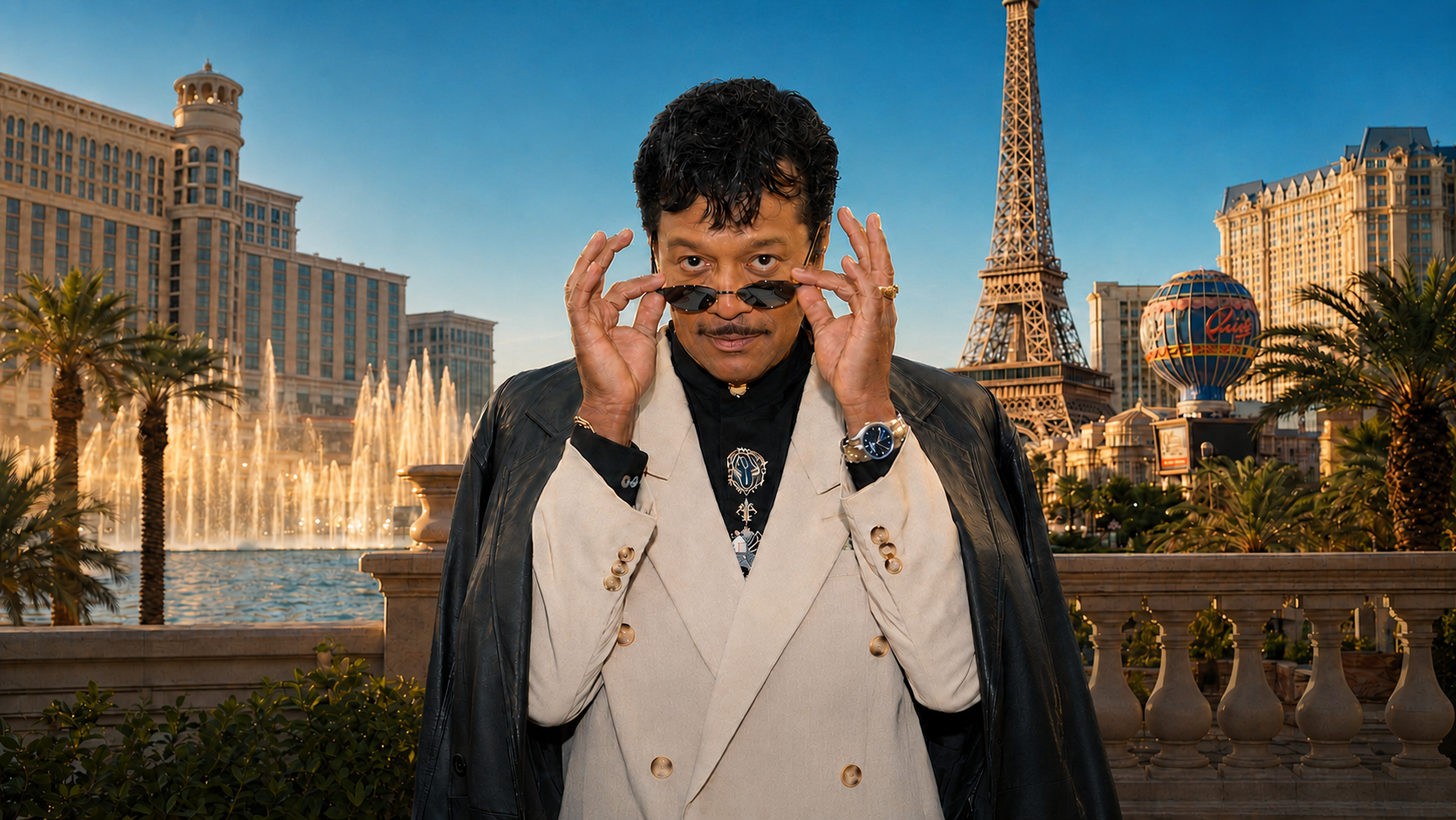 Pauli Carman celebrating in Las Vegas